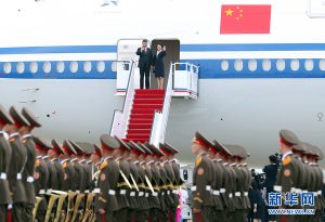 平壤数十万人欢迎习近平