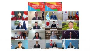伍凤仪部长主持渥太华集团 WTO 改革部长级会议