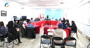 华联总会侨领座谈会.反对环球新闻不实报道