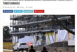 安省一在建豪华公寓南侧部分楼板掉落，官方最新回应！
