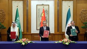 中国、沙特、伊朗发表联合声明