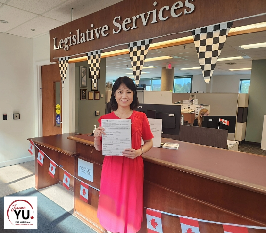 Joanna Yu致谢竞选义工：感恩76天同行