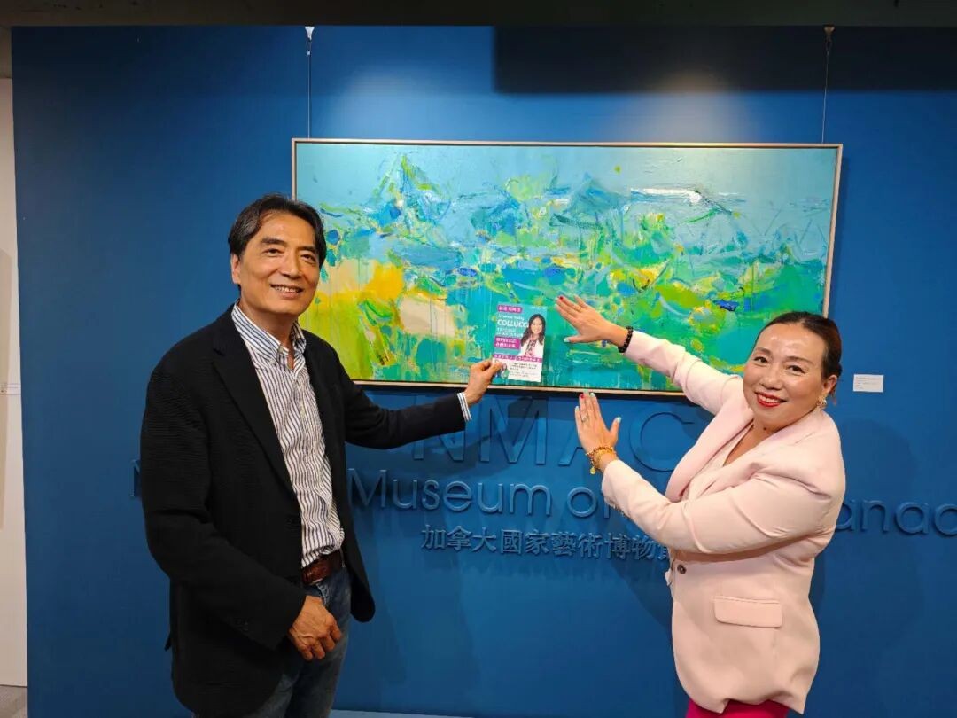 《神漾自在》吕建国个人画展多伦多现场(13)