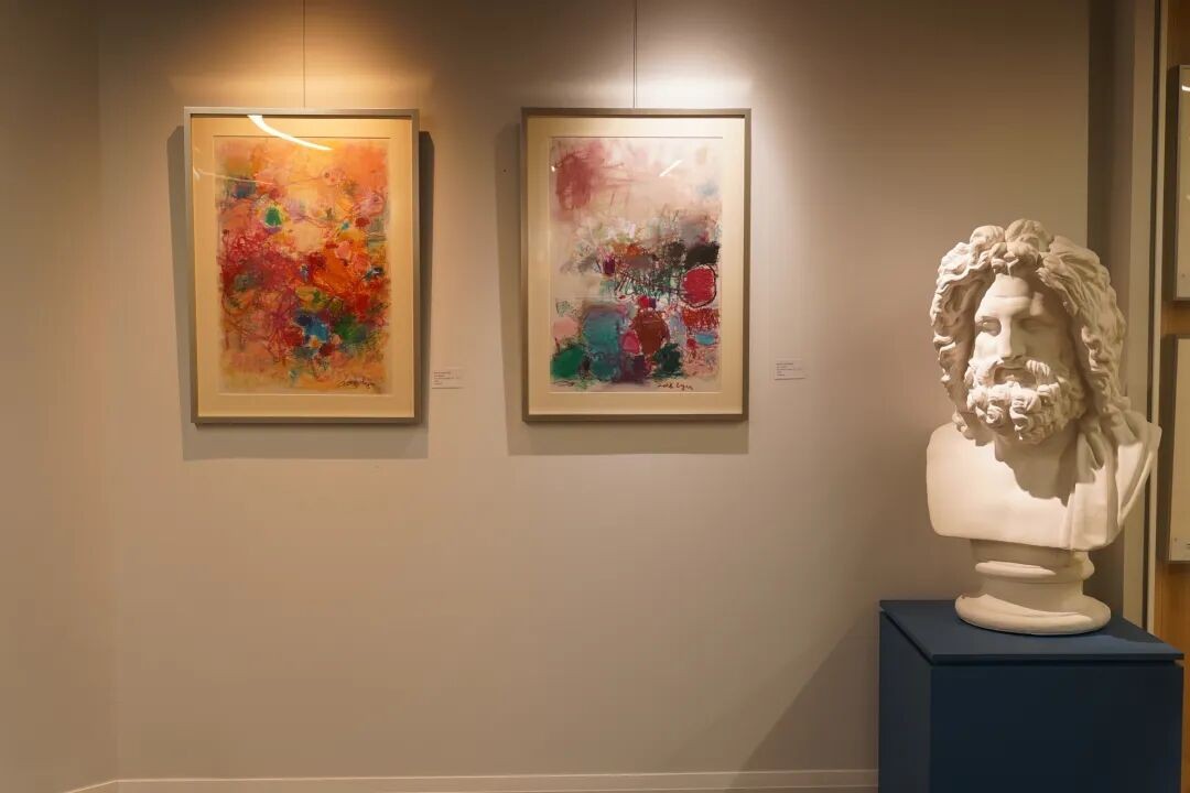 《神漾自在》吕建国个人画展多伦多现场(19)