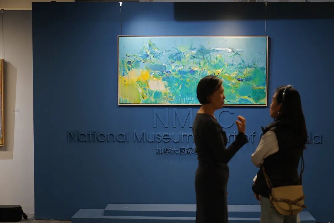 《神漾自在》吕建国个人画展多伦多现场(26)