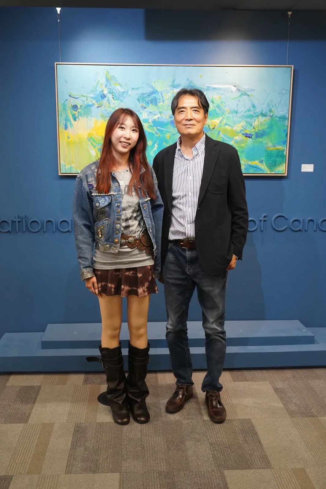 《神漾自在》吕建国个人画展多伦多现场(31)